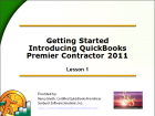 QuickBooks for Contractors - Getting Started