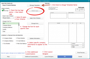 7 steps to customizing a QuickBooks form